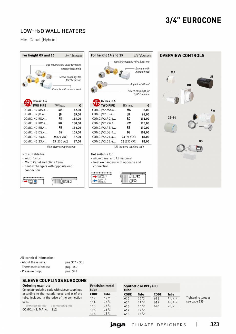 Pagina 323-Catalog general de produse 2020 JAGA CLIMA CANAL, CANAL COMPACT, MINI CANAL, CANAL PLUS, MINI Wall, ...