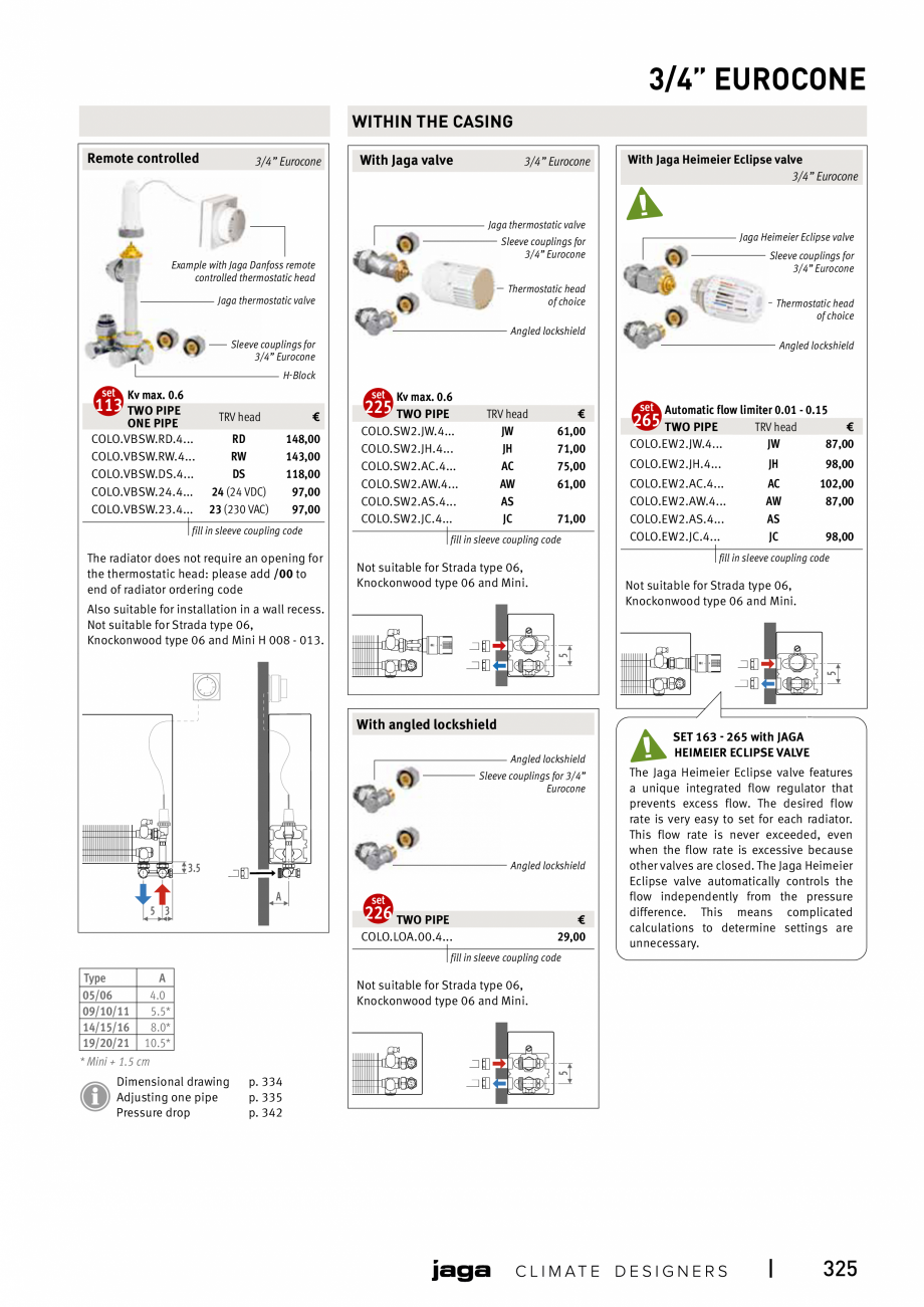 Pagina 325-Catalog general de produse 2020 JAGA CLIMA CANAL, CANAL COMPACT, MINI CANAL, CANAL PLUS, MINI Wall, ...