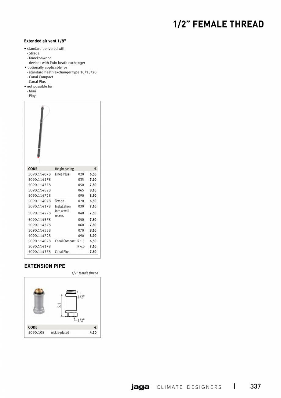 Pagina 337-Catalog general de produse 2020 JAGA CLIMA CANAL, CANAL COMPACT, MINI CANAL, CANAL PLUS, MINI Wall, ...