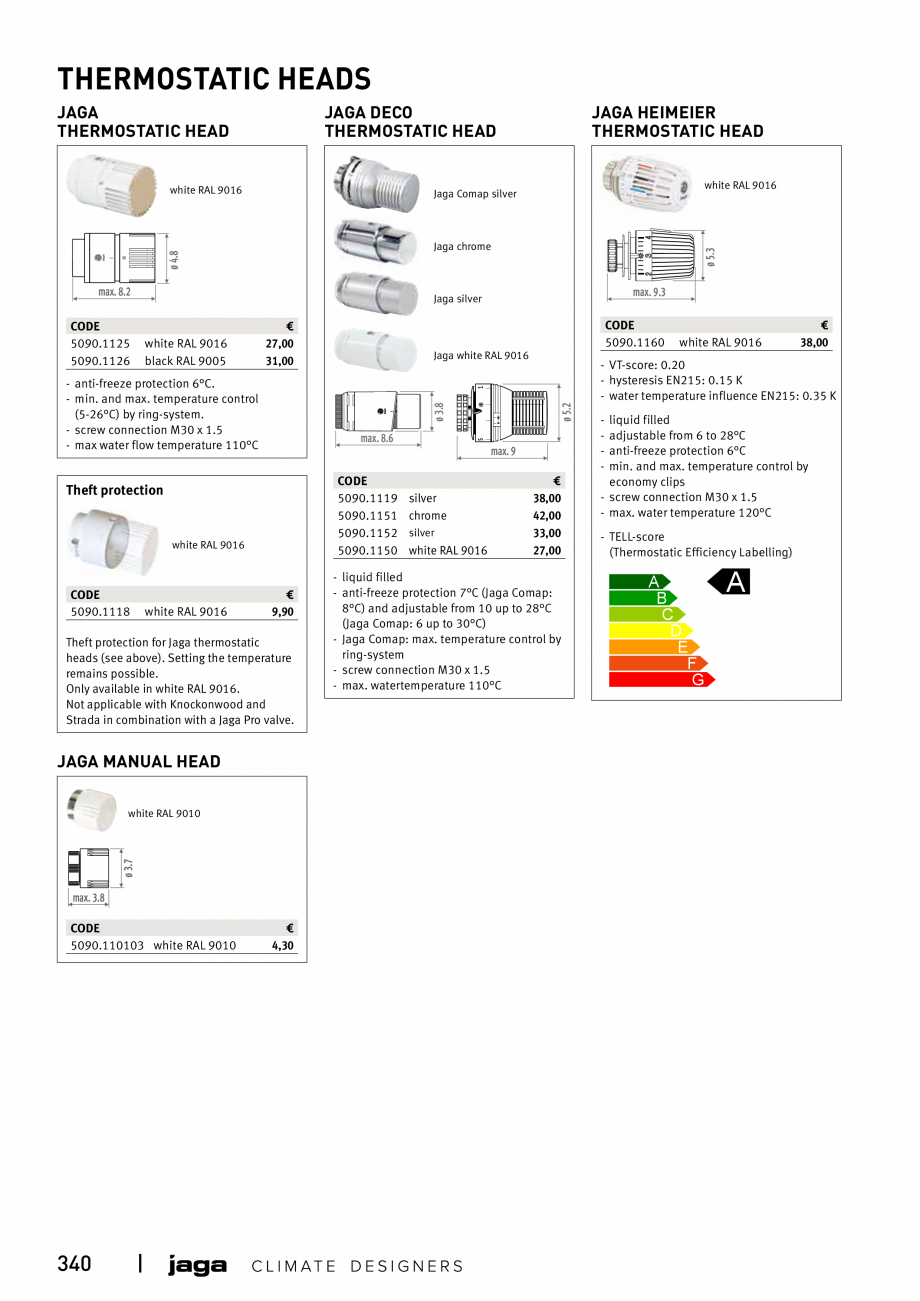 Pagina 340-Catalog general de produse 2020 JAGA CLIMA CANAL, CANAL COMPACT, MINI CANAL, CANAL PLUS, MINI Wall, ...