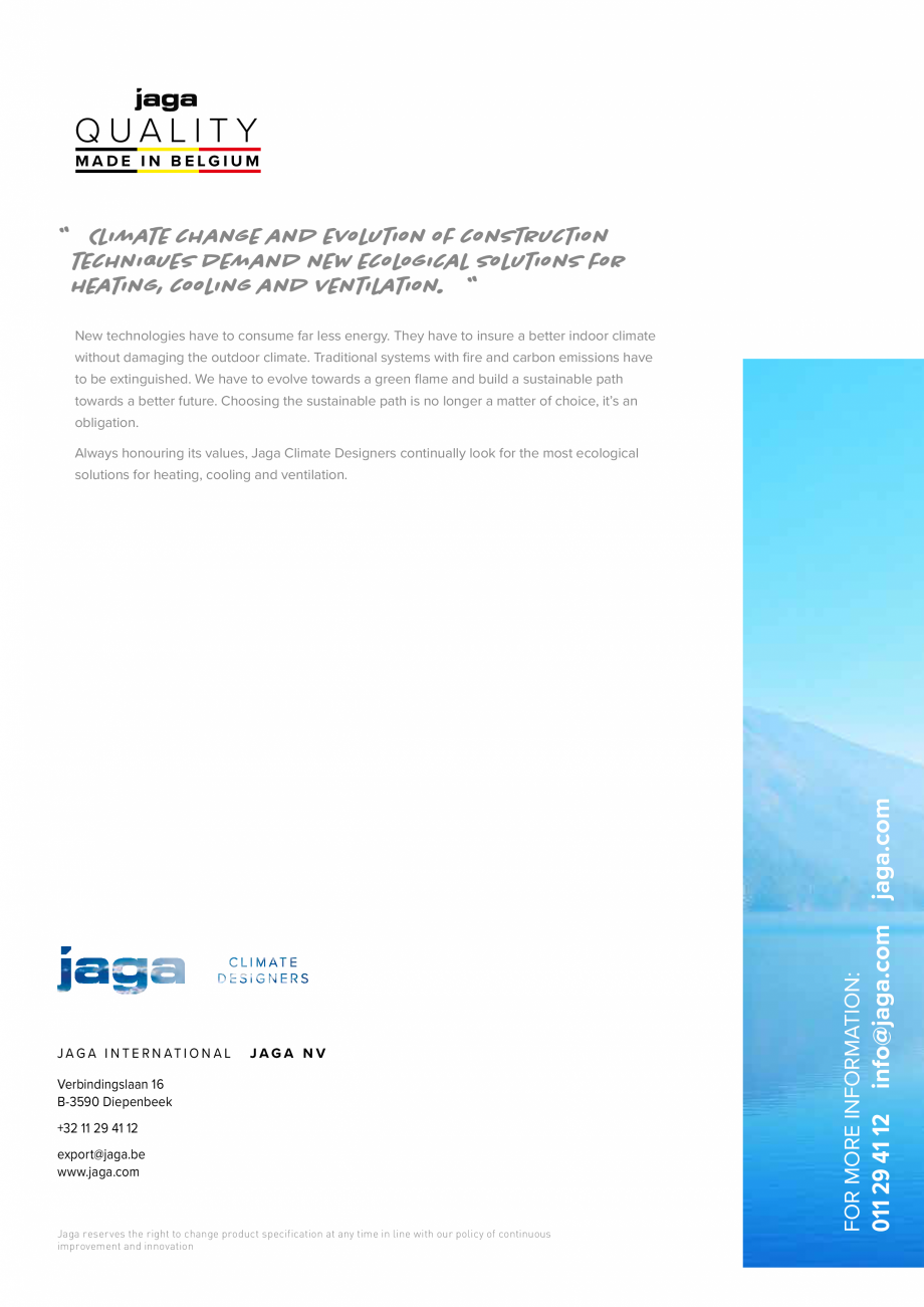 Pagina 420-Catalog general de produse 2020 JAGA CLIMA CANAL, CANAL COMPACT, MINI CANAL, CANAL PLUS, MINI Wall, ...