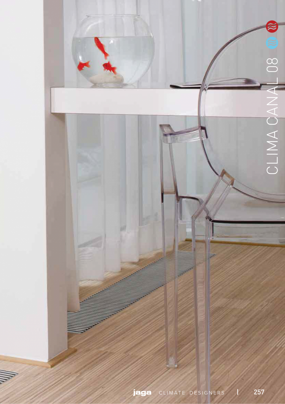 Pagina 2-Ventiloconvector de pardoseala - Preturi si accesorii JAGA CLIMA CANAL 08 Fisa tehnica Engleza ...