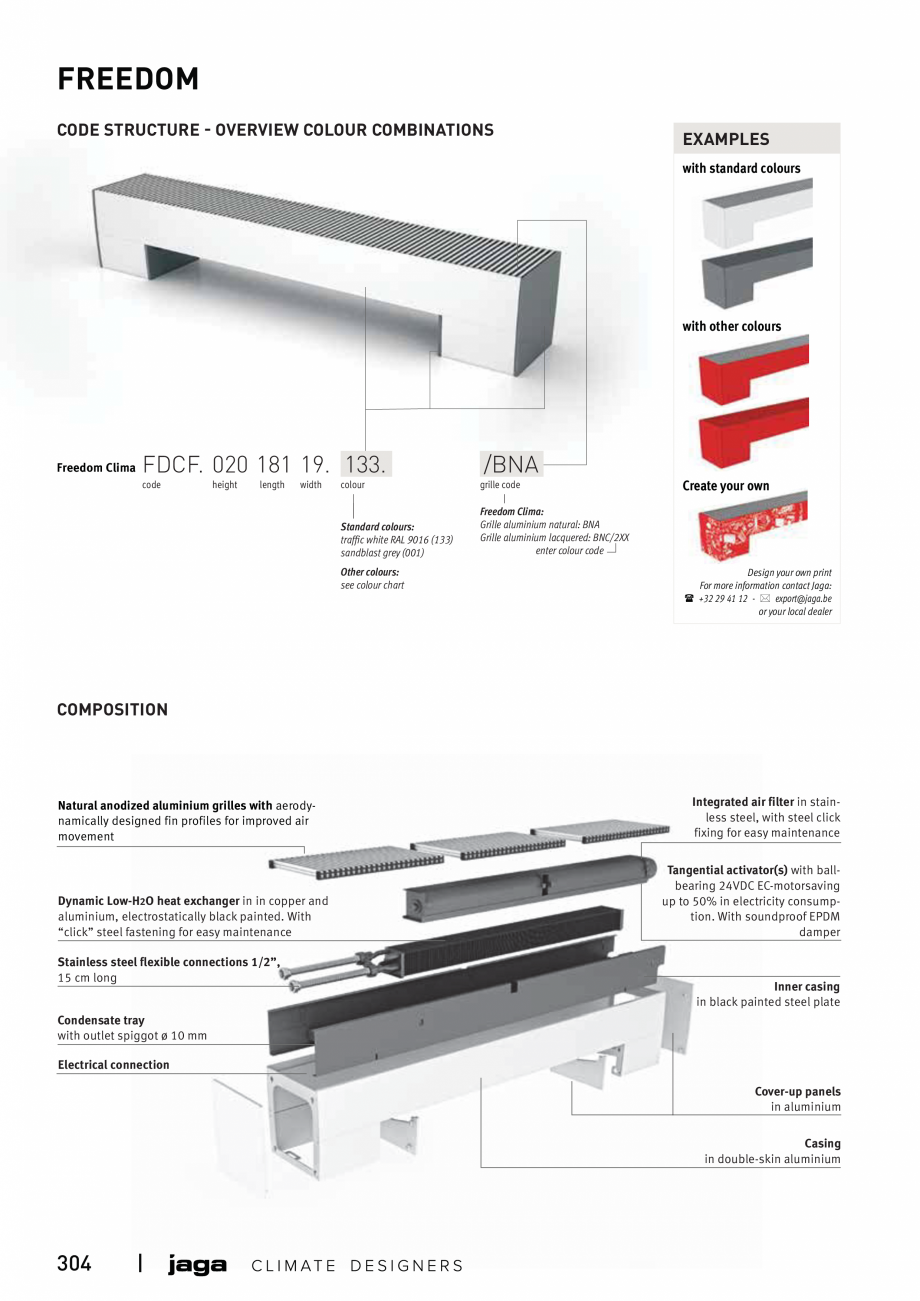 Pagina 7-Ventiloconvector de pardoseala - Preturi si accesorii JAGA FREEDOM Fisa tehnica Engleza  print
For...