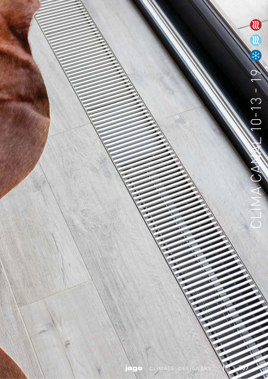 Pagina 2 - Ventiloconvector de pardoseala 10/13/19 - Preturi si accesorii JAGA CLIMA CANAL Fisa...