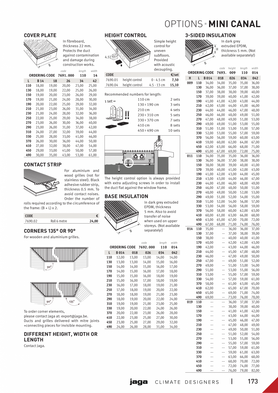 Pagina 10-Convector de pardoseala JAGA MINI CANAL Fisa tehnica Engleza ...

ﬁll in sleeve coupling code...