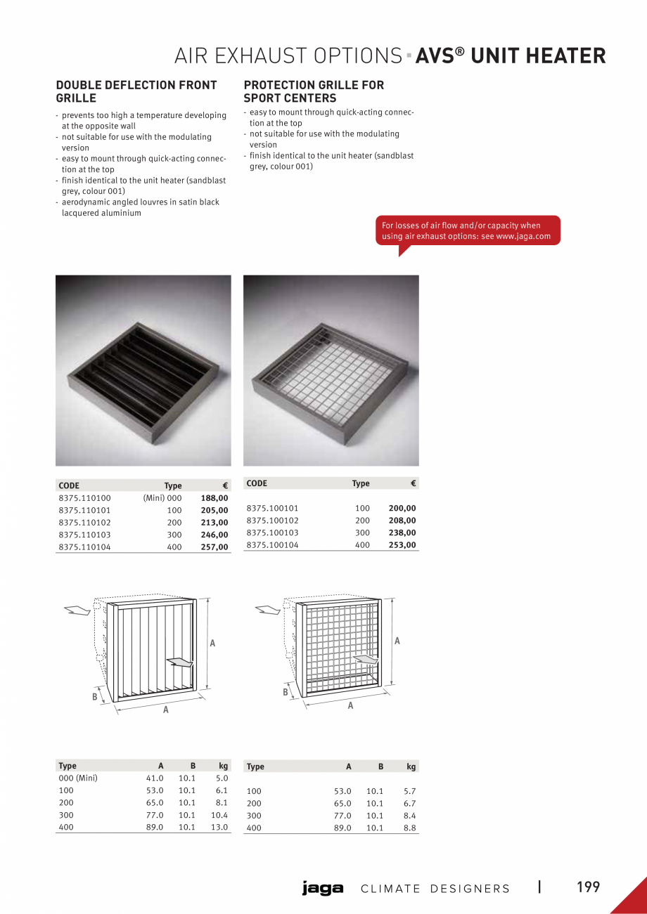 Pagina 12 - Unitate incalzire AVS® UNIT HEATER JAGA Fisa tehnica Engleza 3

75.8
69.6
69.1
58.2
...
