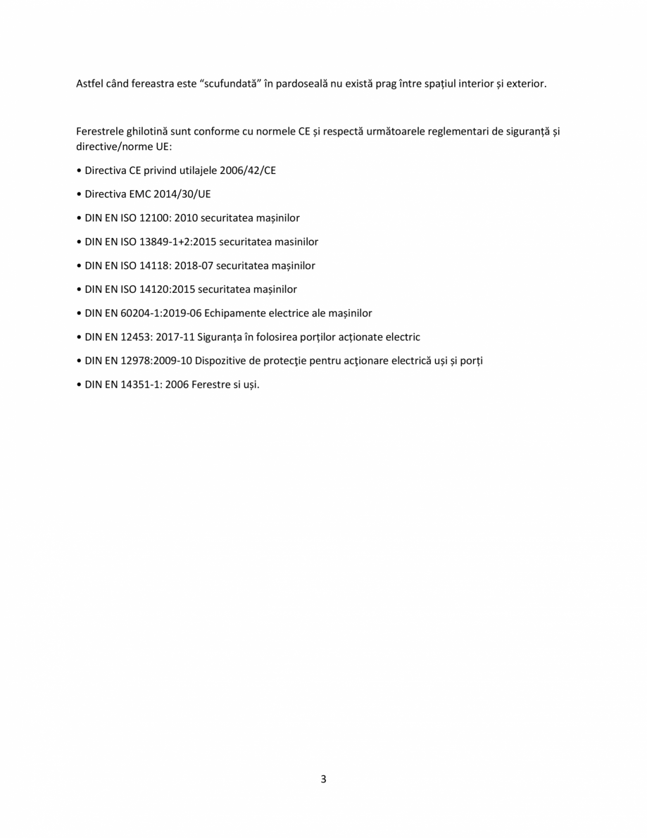Pagina 3-Sistem glisant cu deschidere cu elemente verticale - tip ghilotina, de jos in sus/de sus in jos...