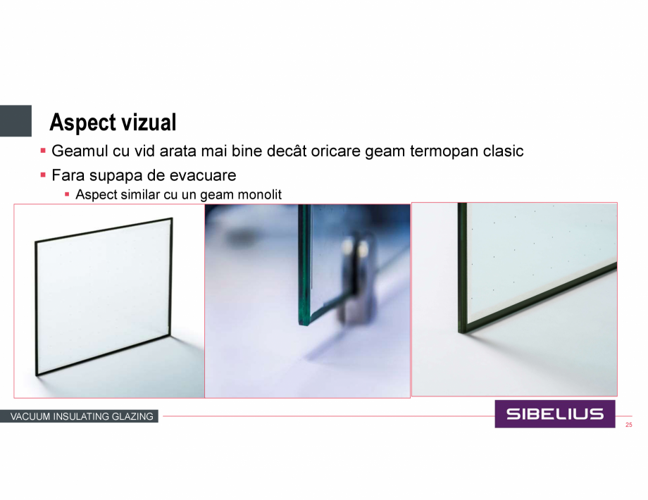 Pagina 25-Prezentare geam cu vid SIBELIUS Catalog, brosura Romana 