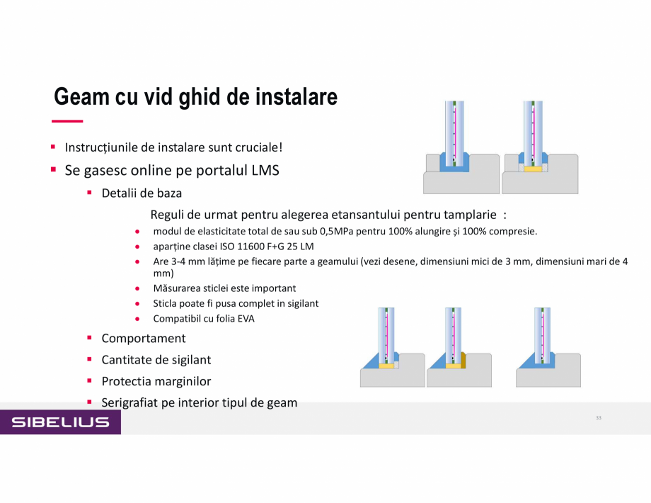 Pagina 33-Prezentare geam cu vid SIBELIUS Catalog, brosura Romana 