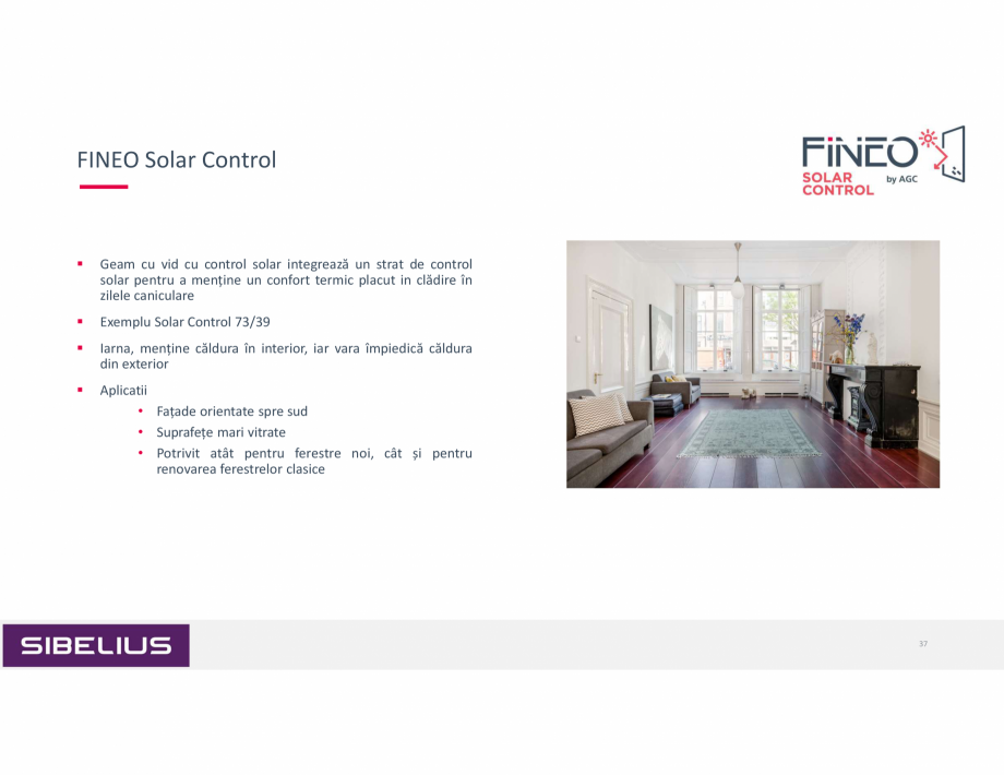 Pagina 37-Prezentare geam cu vid SIBELIUS Catalog, brosura Romana 
