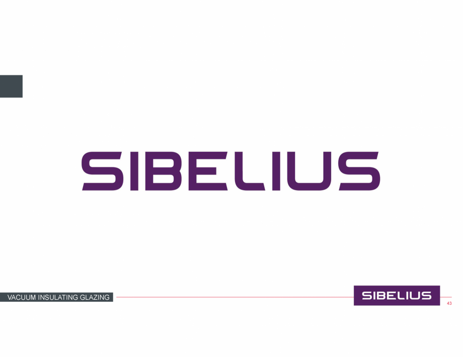 Pagina 43 - Prezentare geam cu vid SIBELIUS Catalog, brosura Romana 