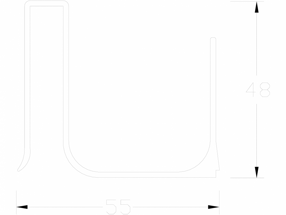 Pagina 1-CAD-DWG Profil OS 1 LINIT Detaliu de produs 