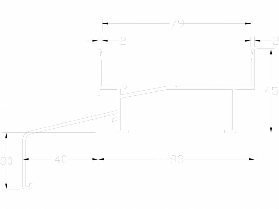 Pagina 1-CAD-DWG Profil UPR83 50 LINIT Detaliu de produs 