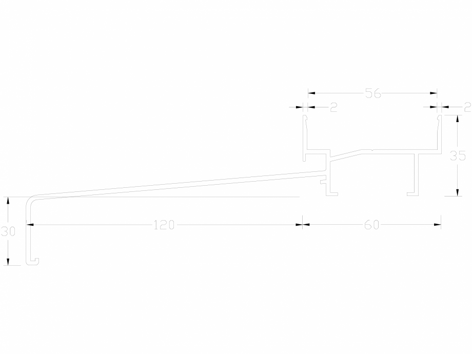 Pagina 1-CAD-DWG Profil UPR60120 LINIT Detaliu de produs 