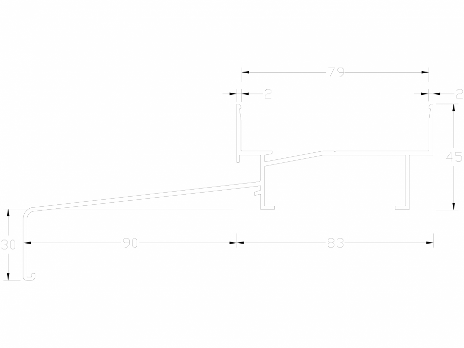 Pagina 1-CAD-DWG Profil UPR83100 LINIT Detaliu de produs 