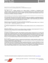 Banda reflectorizanta pentru evidentierea cisternelor