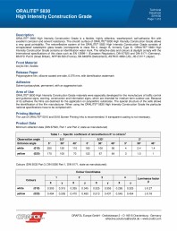 Folie reflectorizanta HIGH INTENSITY CONSTRUCTION GRADE