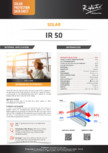 Folie transparenta, pentru protectie solara 52% ALGERNON - IR 50