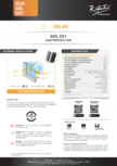 Folie bronz metalizat pentru interior ALGERNON - SOL 251