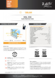 Folie gri metalizat pentru exterior ALGERNON - SOL 332