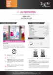 Folie protectie UV pentru vitrine ALGERNON - UVA 151