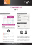 Folie protectie UV pentru vitrine ALGERNON - UVB 460