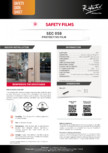 Folie securizare, pentru interior, 200 microni ALGERNON - SEC 058