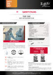 Folie de securizare si antiefractie, pentru interior ALGERNON - TOP 300