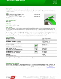 Banda din spuma acrilica gri, cu grosimea de 1,1 mm