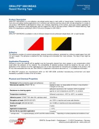 Benzi de avertizare pericol