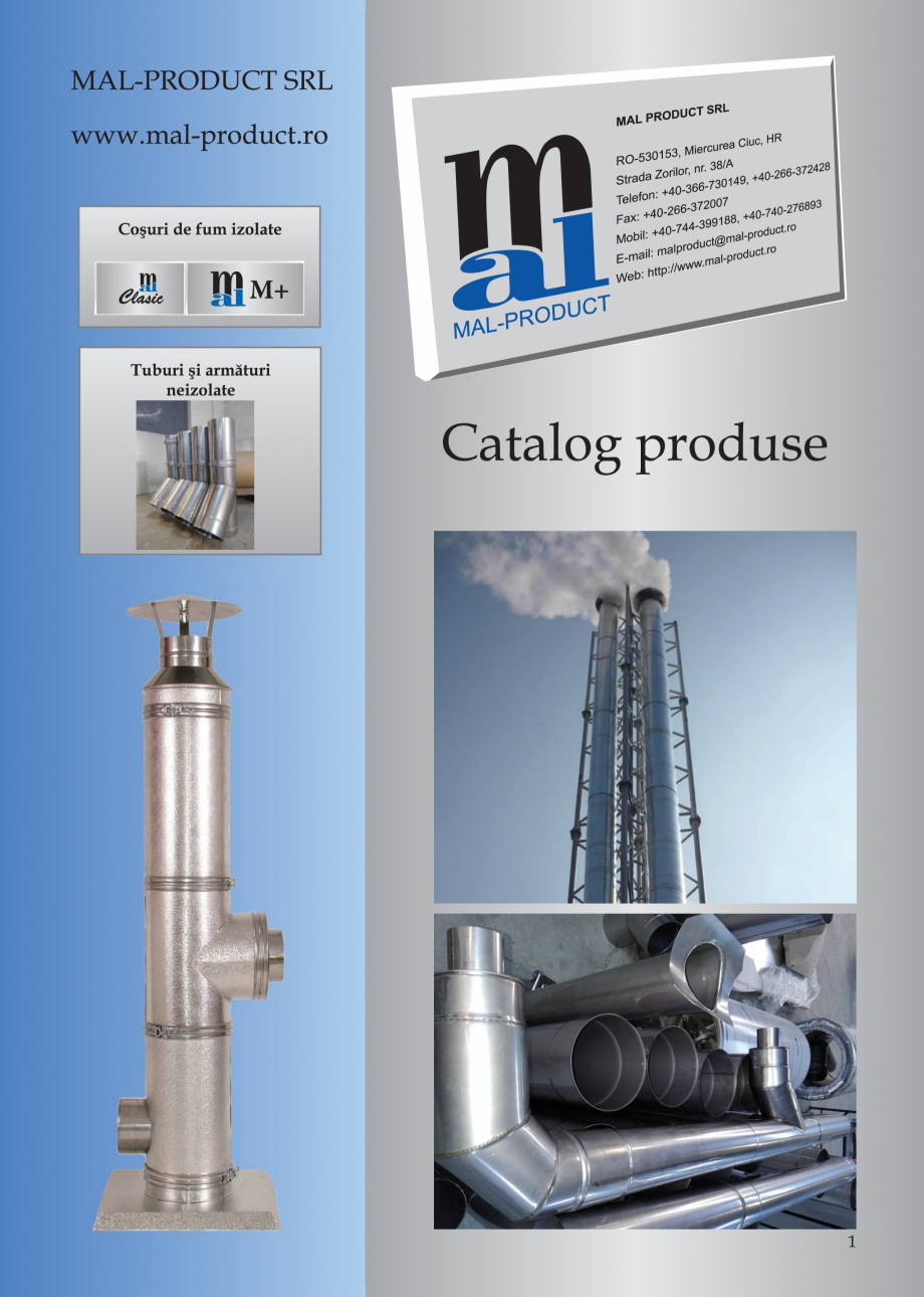 Pagina 1-Catalog de produse MAL-PRODUCT Catalog, brosura Romana 18

MAL PRODUCT SRL...