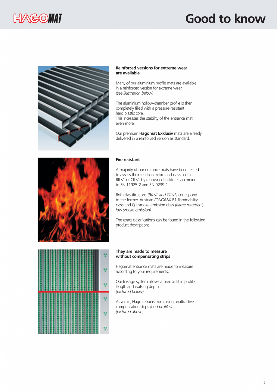Pagina 5 - Catalog Hagomat 16-EN HAGOMAT EXKLUSIV, NOVA, COMBICLEAN, COMBICLEAN BRUSH, COMBISTRIP,...