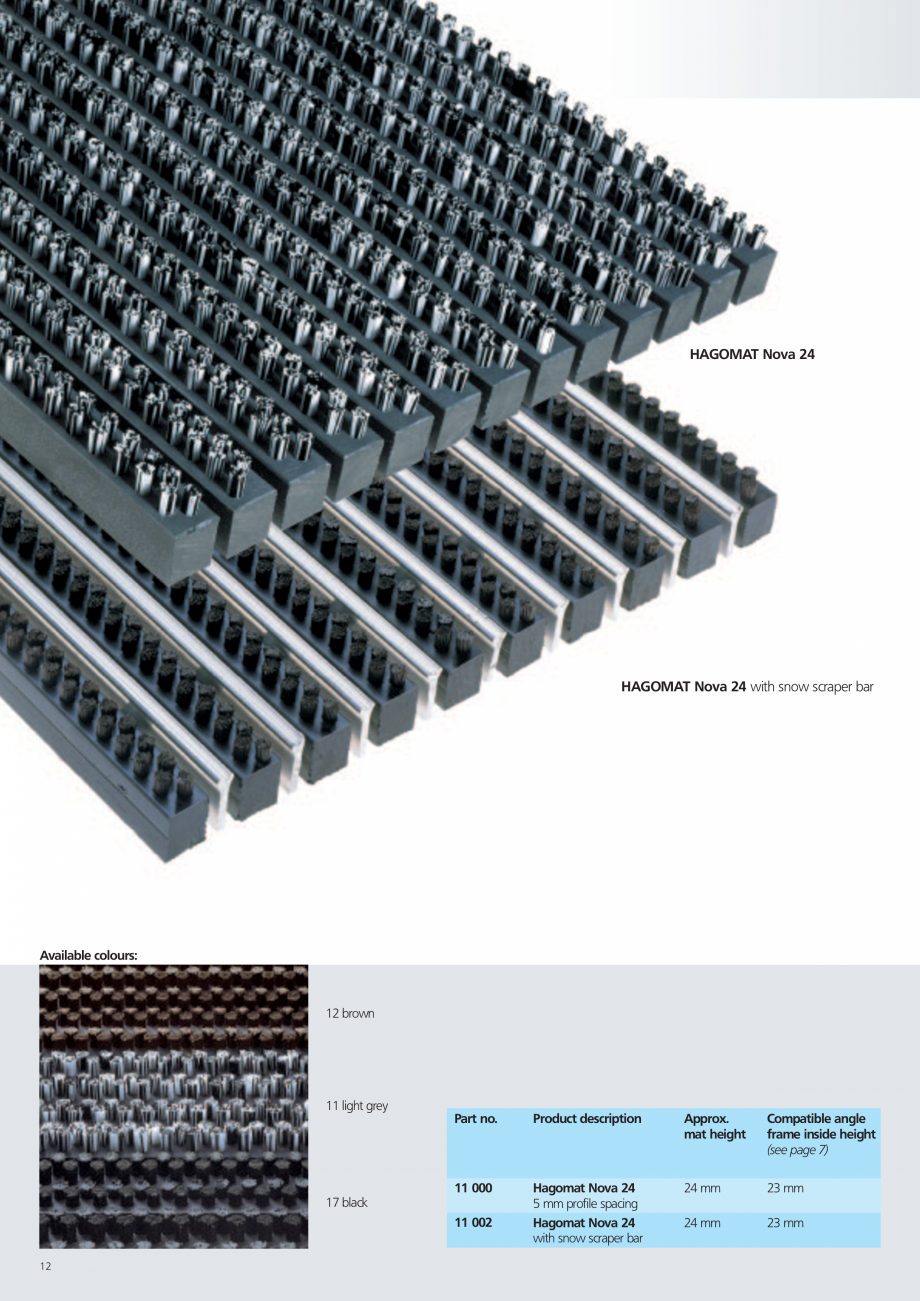 Pagina 12-Catalog Hagomat 16-EN HAGOMAT EXKLUSIV, NOVA, COMBICLEAN, COMBICLEAN BRUSH, COMBISTRIP, COMBISTRIP...