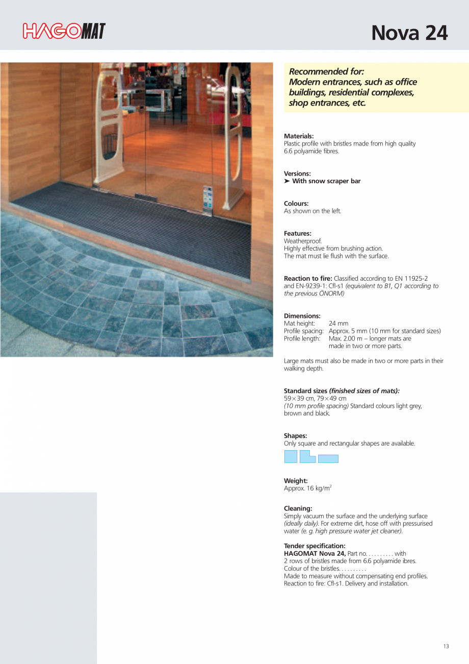 Pagina 13-Catalog Hagomat 16-EN HAGOMAT EXKLUSIV, NOVA, COMBICLEAN, COMBICLEAN BRUSH, COMBISTRIP, COMBISTRIP...