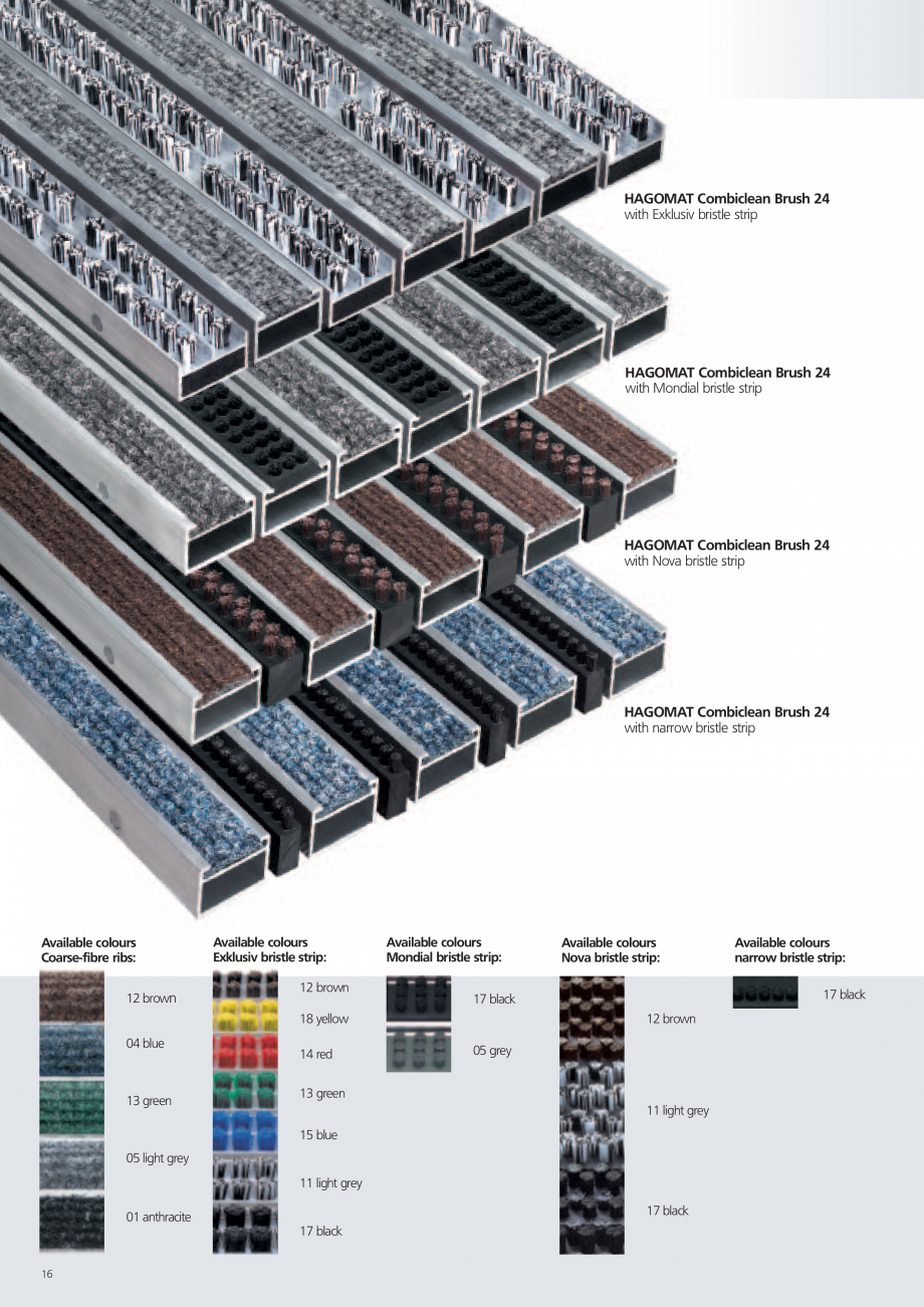 Pagina 16-Catalog Hagomat 16-EN HAGOMAT EXKLUSIV, NOVA, COMBICLEAN, COMBICLEAN BRUSH, COMBISTRIP, COMBISTRIP...