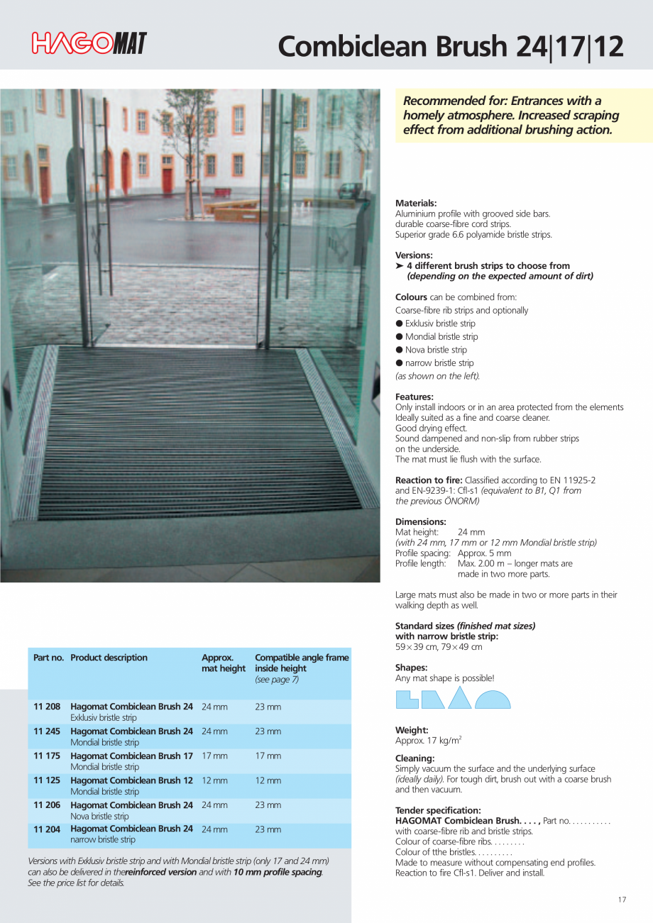 Pagina 17-Catalog Hagomat 16-EN HAGOMAT EXKLUSIV, NOVA, COMBICLEAN, COMBICLEAN BRUSH, COMBISTRIP, COMBISTRIP...