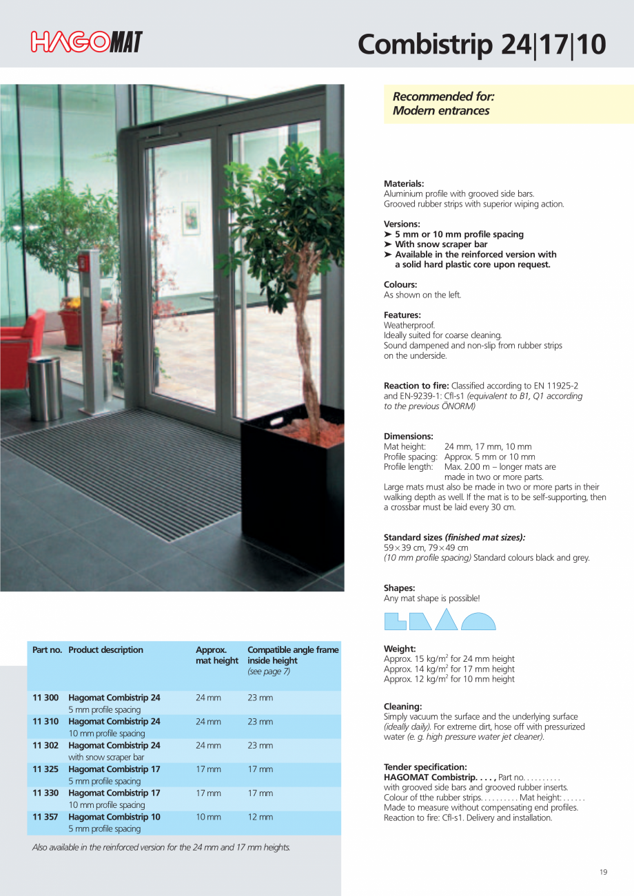 Pagina 19-Catalog Hagomat 16-EN HAGOMAT EXKLUSIV, NOVA, COMBICLEAN, COMBICLEAN BRUSH, COMBISTRIP, COMBISTRIP...