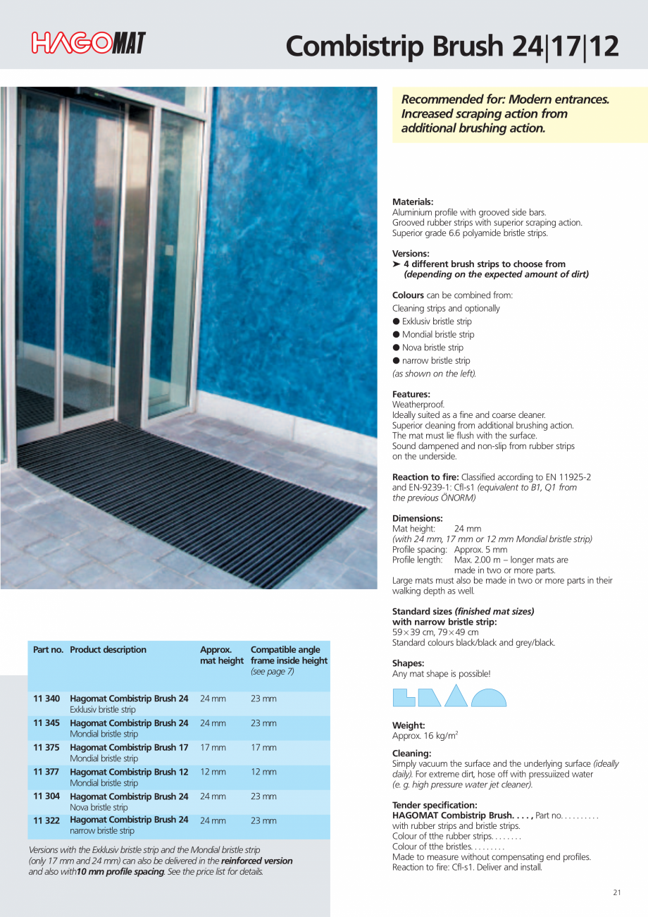 Pagina 21-Catalog Hagomat 16-EN HAGOMAT EXKLUSIV, NOVA, COMBICLEAN, COMBICLEAN BRUSH, COMBISTRIP, COMBISTRIP...