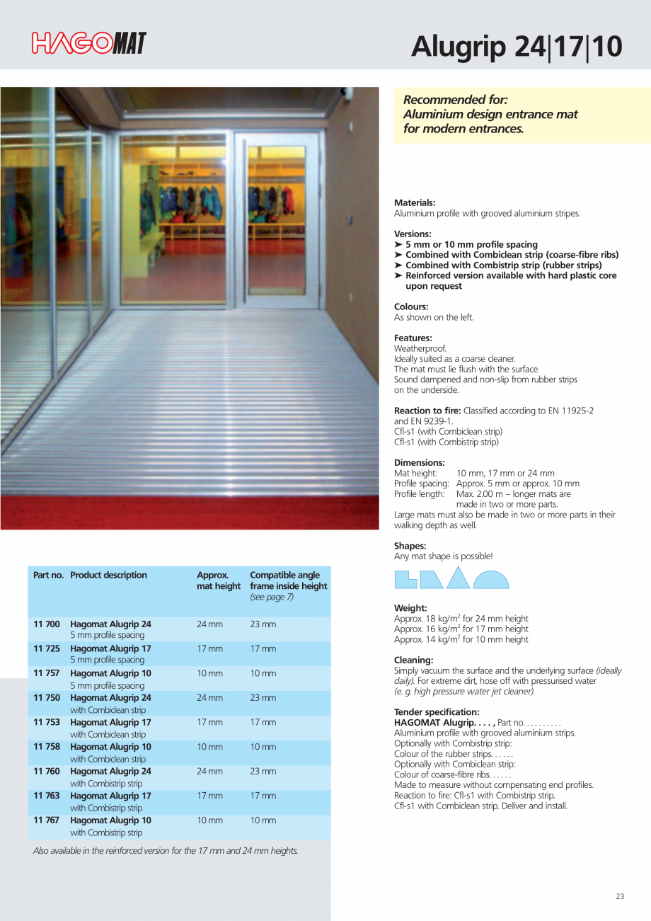 Pagina 23-Catalog Hagomat 16-EN HAGOMAT EXKLUSIV, NOVA, COMBICLEAN, COMBICLEAN BRUSH, COMBISTRIP, COMBISTRIP...