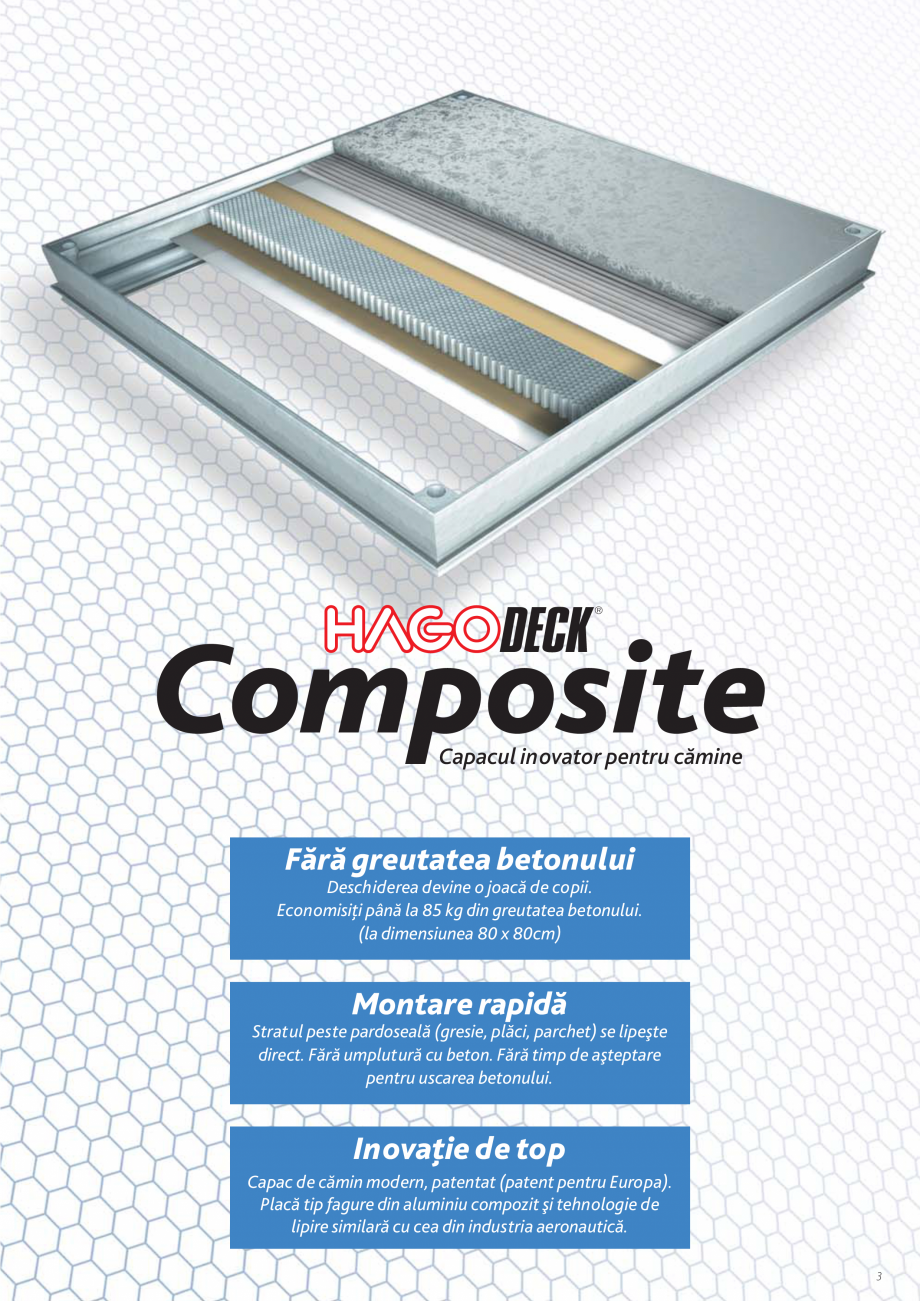 Pagina 3-Capace inovatoare pentru camine HAGODECK CLA, CCA, CCA-GD Catalog, brosura Romana . Îmbinare cu...