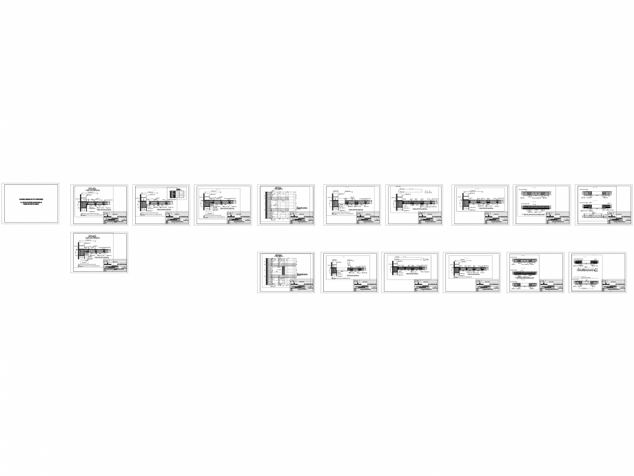 Pagina 1-CAD-DWG Detalii pentru structuri in cadre de beton armat I POROTHERM Detaliu de montaj 60, 45 