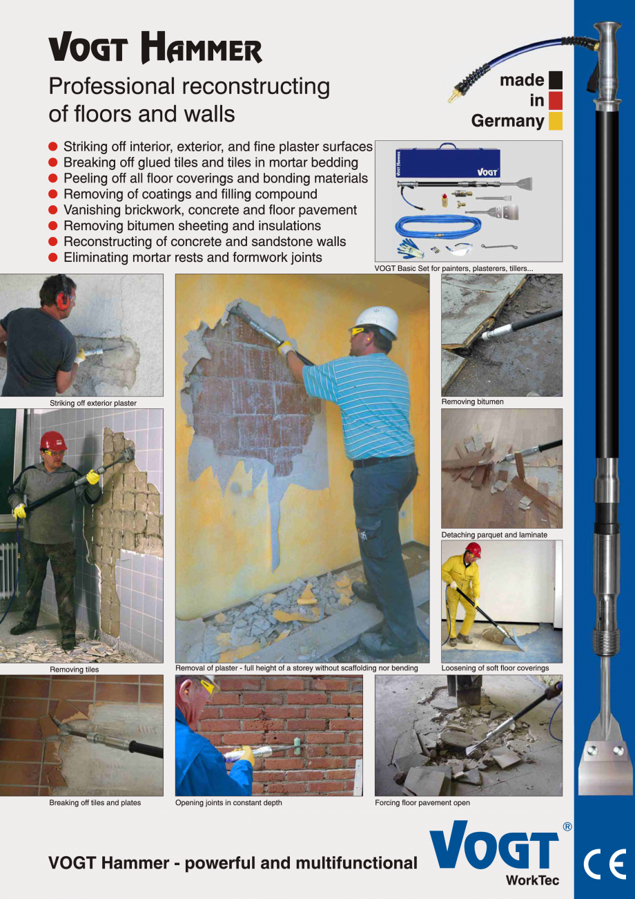 Pagina 1-Set pentru renovari VOGT Hammer VH 30-90 S XL Fisa tehnica Engleza 