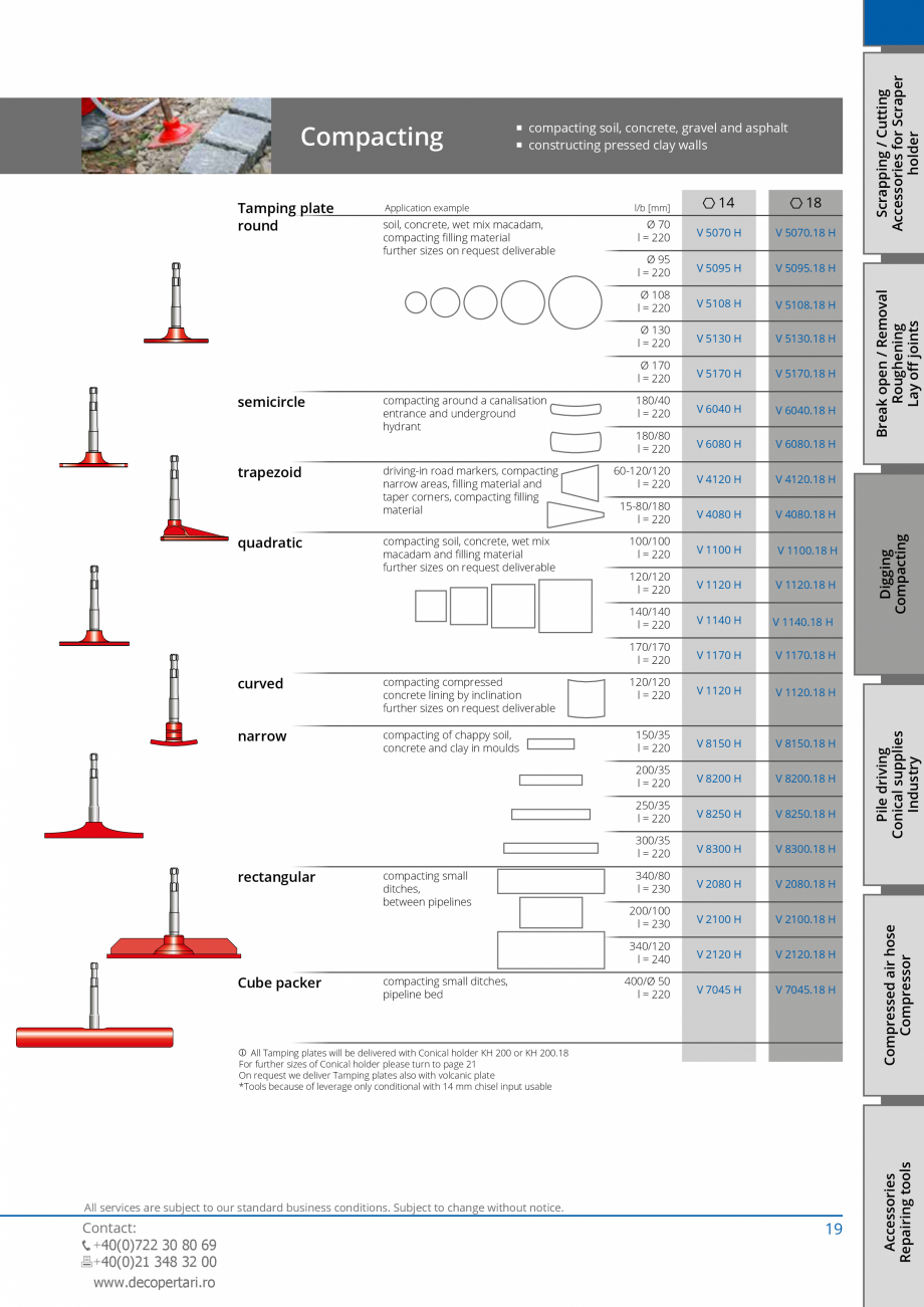 Pagina 19-Catalog produse VOGT 2015 VOGT Catalog, brosura Engleza Subject to change without notice.

Contact:
...