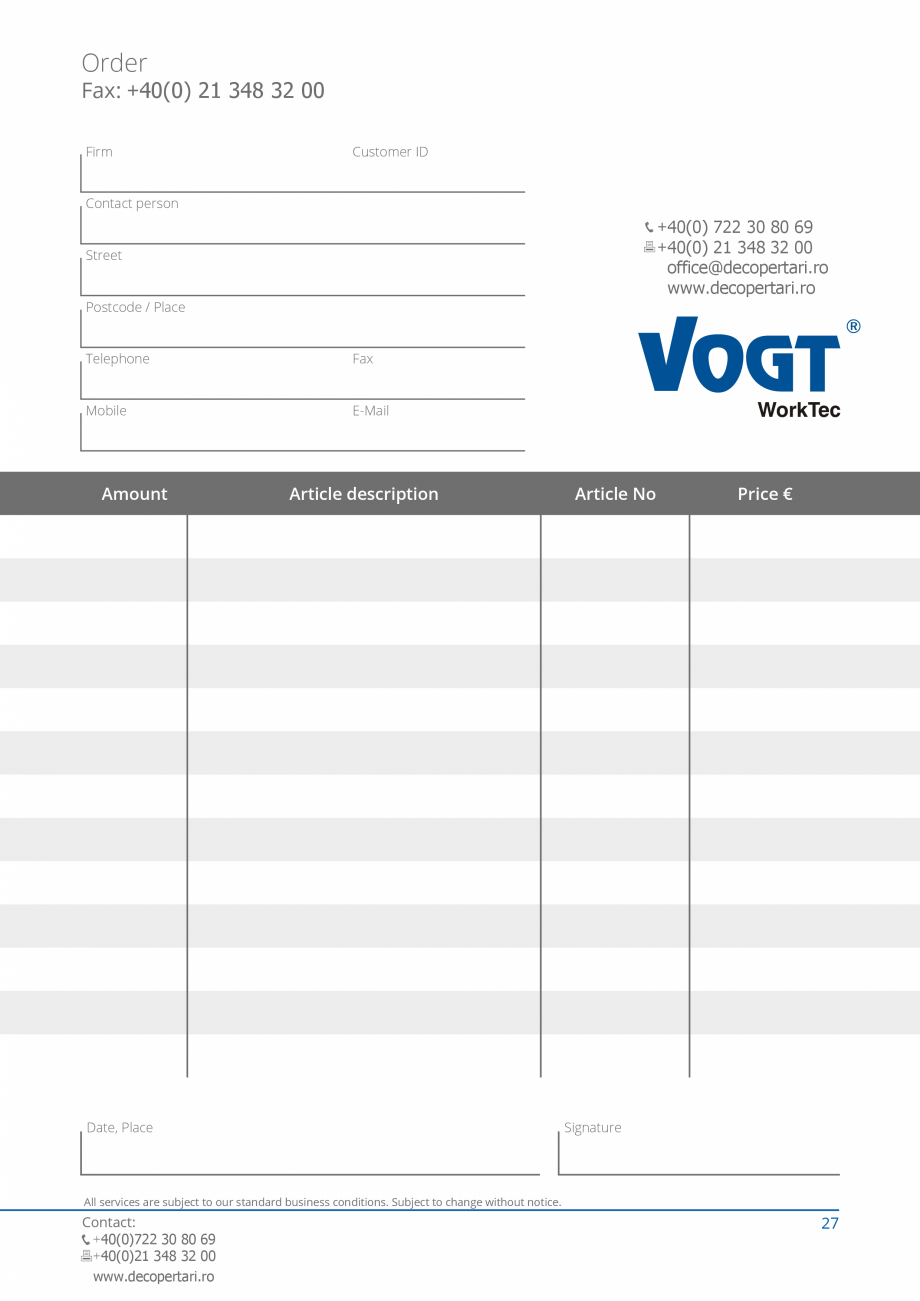 Pagina 27-Catalog produse VOGT 2015 VOGT Catalog, brosura Engleza l joints
 removing bonded pavement

M...
