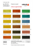 Paletar culori ulei si ceara pigmentata KREIDEZEIT - Ulei 310-314, Ceara 512-513