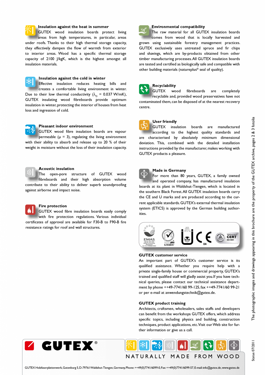 Pagina 12-Placa izolatoare monostrat din fibre lemnoase GUTEX Thermoroom Catalog, brosura Engleza  the...