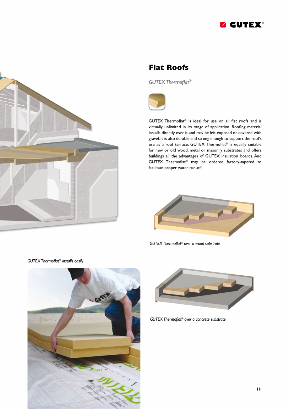Pagina 11-Aplicarea si instalarea placilor din fibre lemnoase GUTEX Multiplex-top, Multitherm, Thermoflex,...