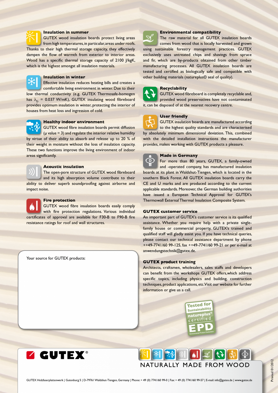 Pagina 24-Aplicarea si instalarea placilor din fibre lemnoase GUTEX Multiplex-top, Multitherm, Thermoflex,...