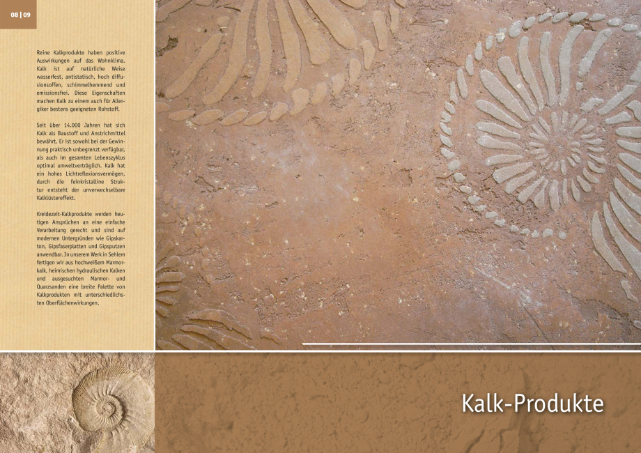 Pagina 5-Tencuieli decorative KREIDEZEIT 960.2-960.3, 968-969, 980-982, Tadelakt 275.1-275.4 Catalog, brosura...