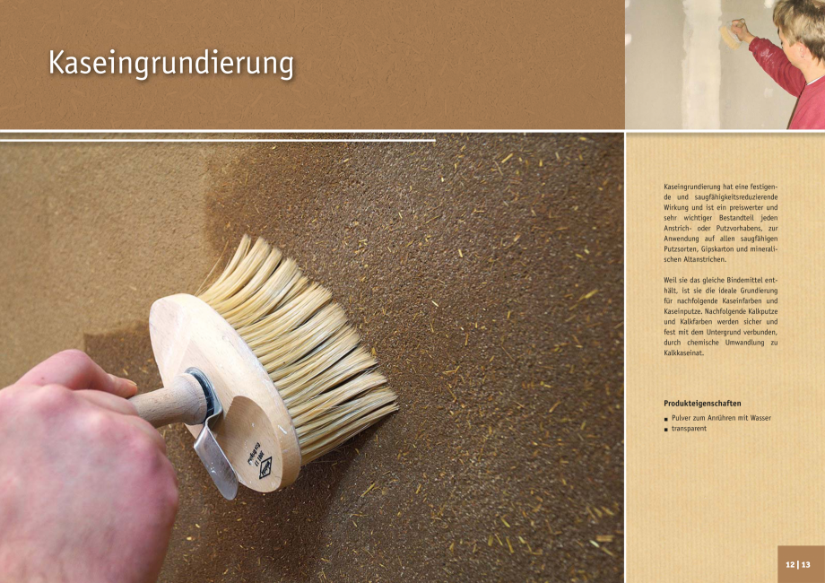 Pagina 7-Tencuieli decorative KREIDEZEIT 960.2-960.3, 968-969, 980-982, Tadelakt 275.1-275.4 Catalog, brosura...